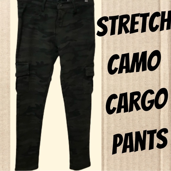 Vanilla Star Pants - Camo Pants Skinny Heavy Knit  by Vanilla Star